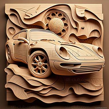 3D мадэль Porsche 910 (STL)